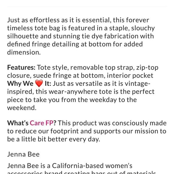 Free People Tula Tassel Tote - Picture 9 of 9